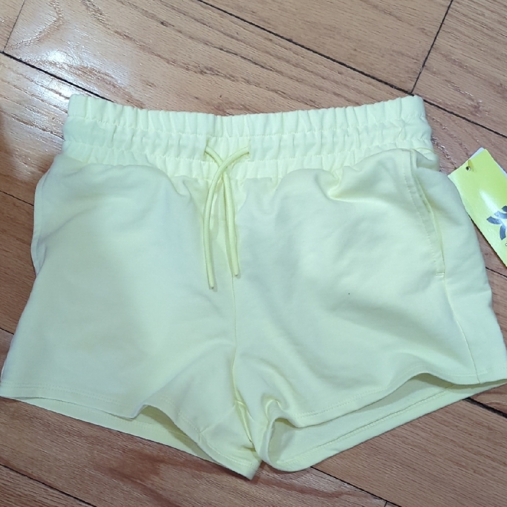 NWT Kid's / Girl's All In Motion Size Small Yellow Shorts